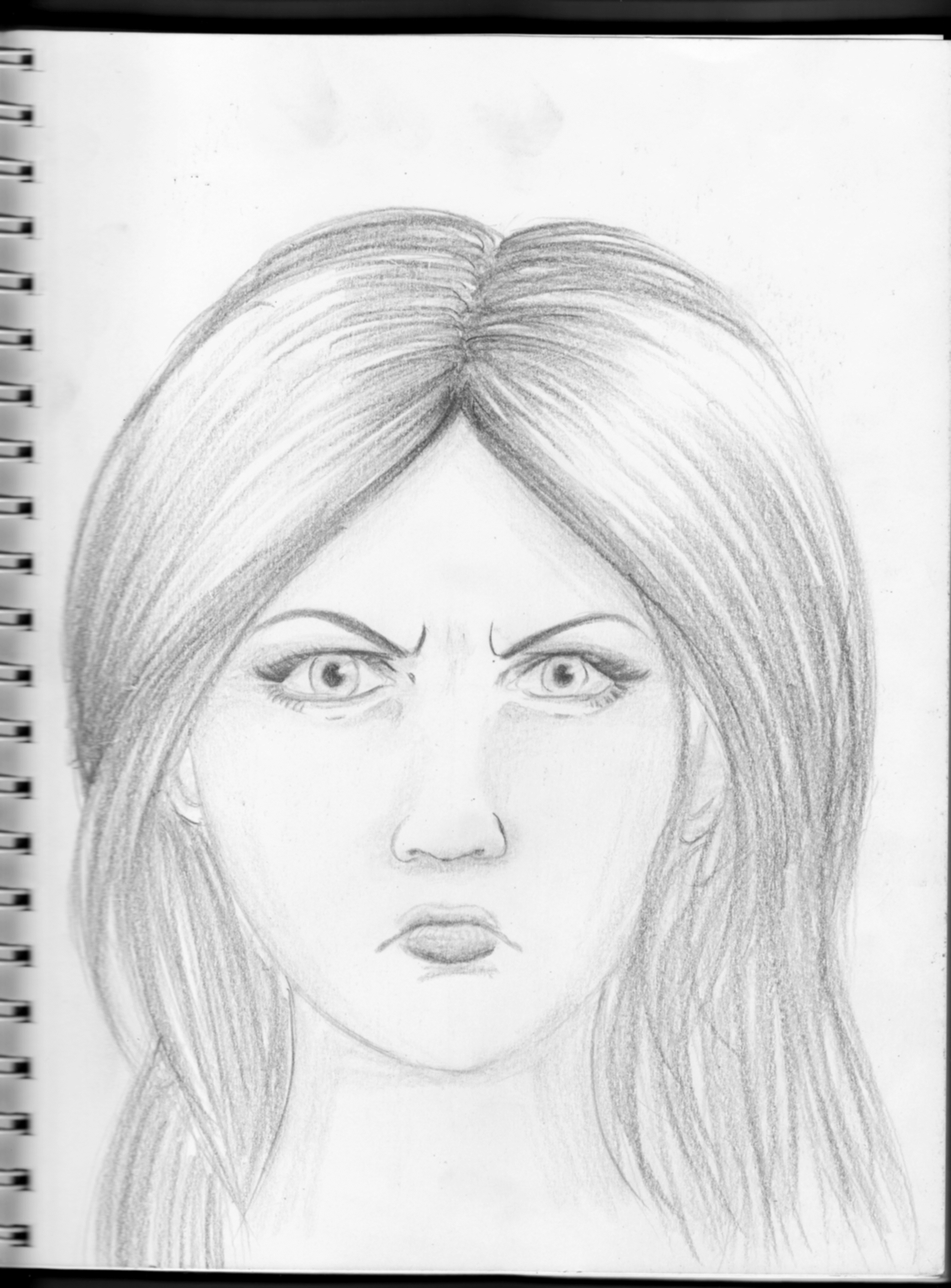 2548x3448 angry face the artist in me - Angry Face Drawing