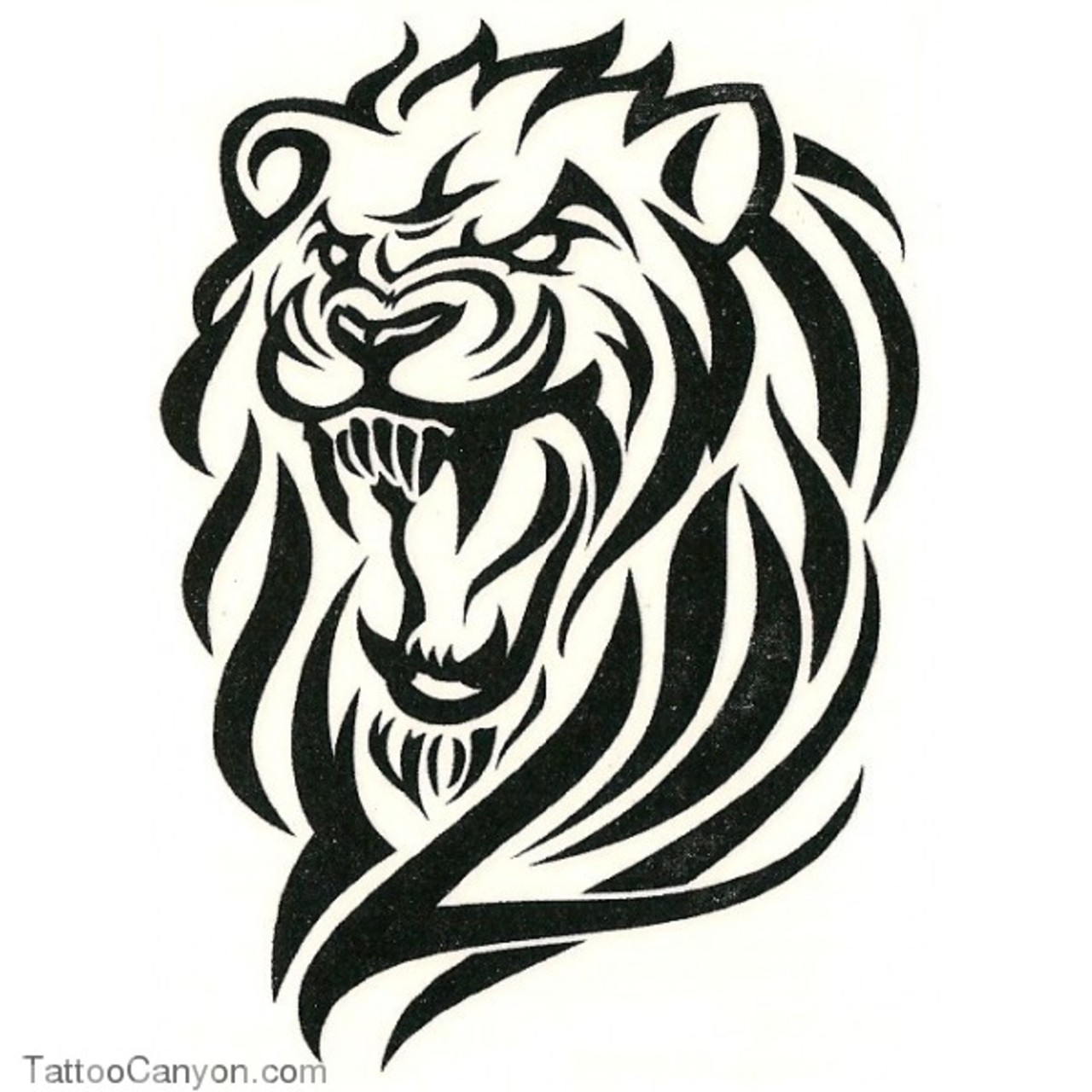 1280x1280 Tattoo Design Of Angry Lion Tattoo Ideas - Angry Lion Drawing