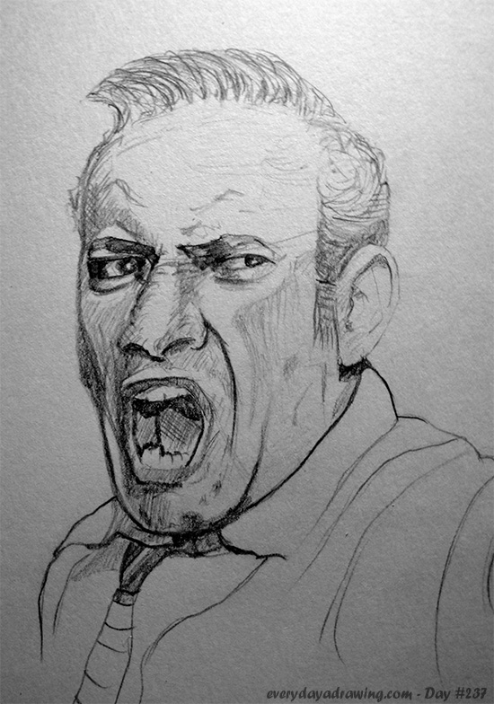 Angry Man Drawing at PaintingValley.com | Explore collection of Angry ...