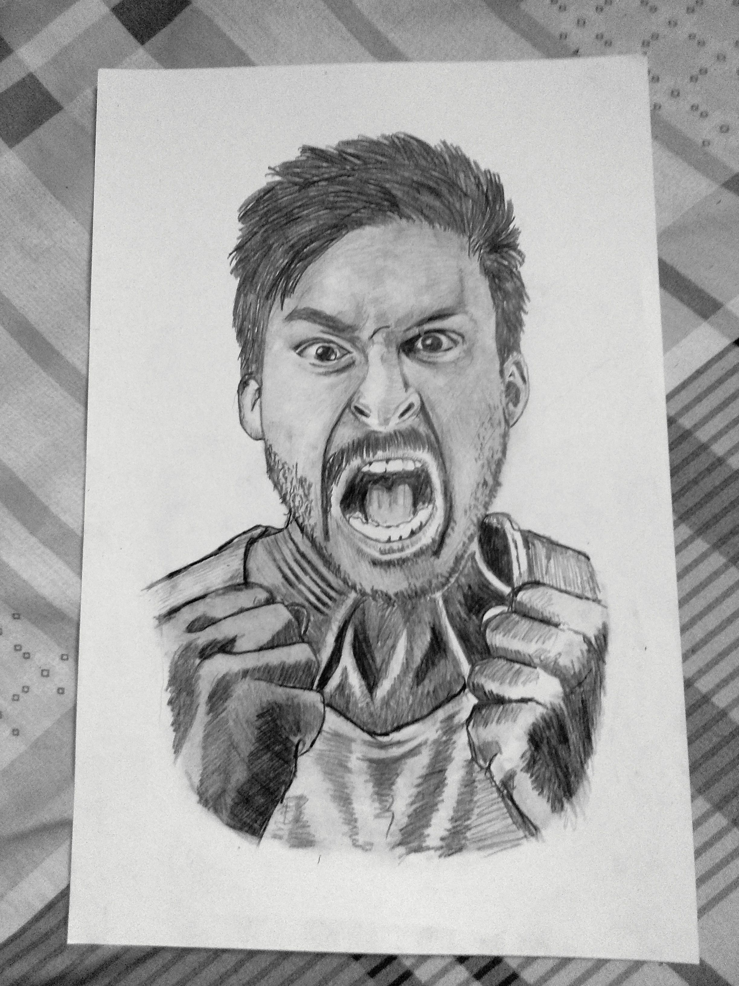 2448x3264 Drawing An Angry Man Instead Of Getting Angry! Steemit - Angry Man Drawing