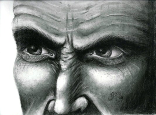 534x394 Angry Man The Cozy Red - Angry Man Drawing