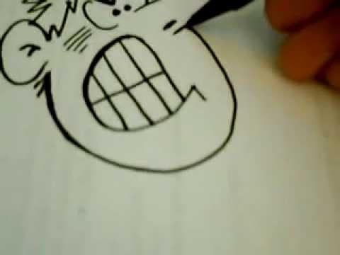 480x360 Learn To Draw An Angry Cartoon - Angry Person Drawing