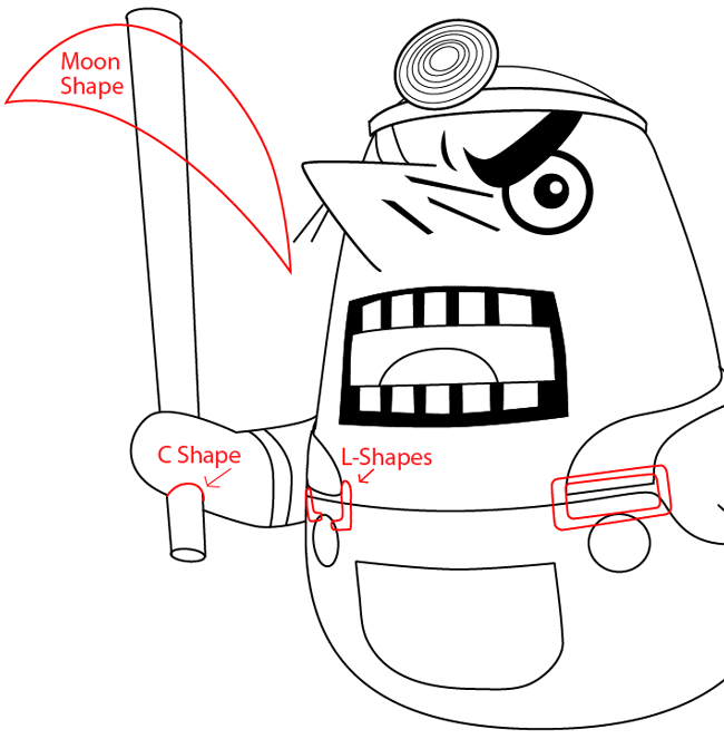 650x663 How To Draw Resetti From Animal Crossing With Easy Step - Animal Crossing Drawing