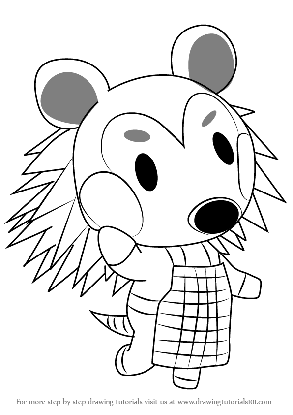 596x843 Learn How To Draw Mabel From Animal Crossing - Animal Crossing Drawing