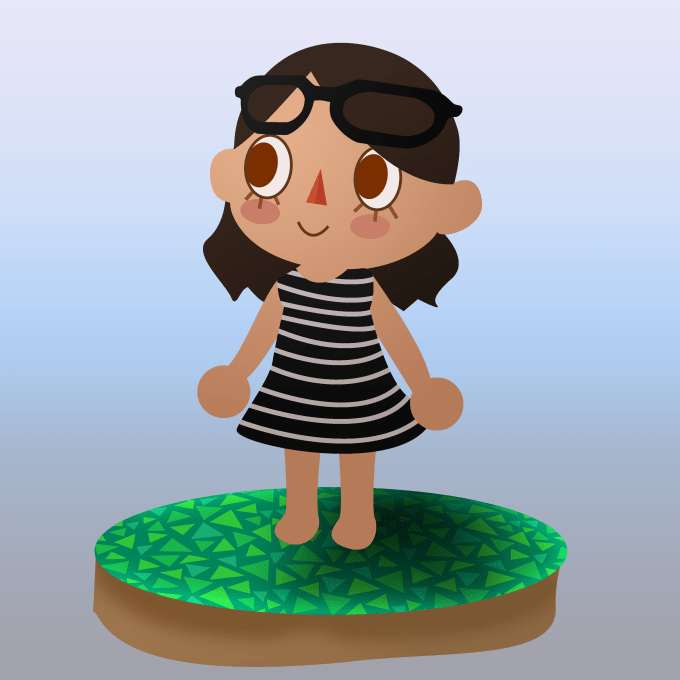 680x680 Create An Animal Crossing Style Digital Drawing Of You - Animal Crossing Drawing