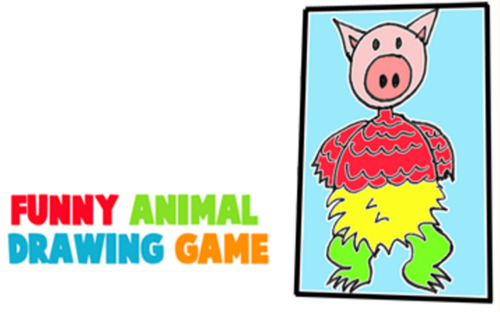500x312 Create Silly Animals And Creatures With This Fun Family Drawing - Animal Drawing Games