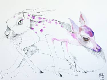 375x280 Animal Drawings For Sale Saatchi Art - Animal Drawings
