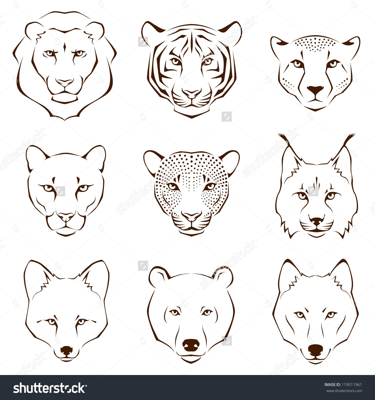 1500x1600 Tattoo Ideas In Animal Drawings, Wolf - Animal Face Drawing