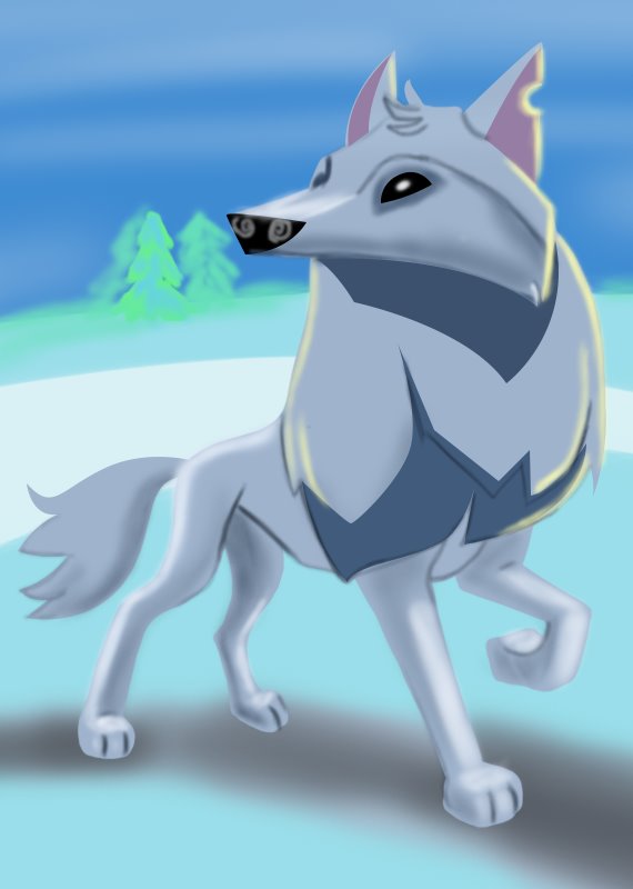 570x800 learn how to draw arctic wolf from animal jam - Animal Jam Arctic Wolf Drawing