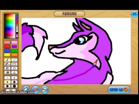 480x360 animal jam - Animal Jam Arctic Wolf Drawing
