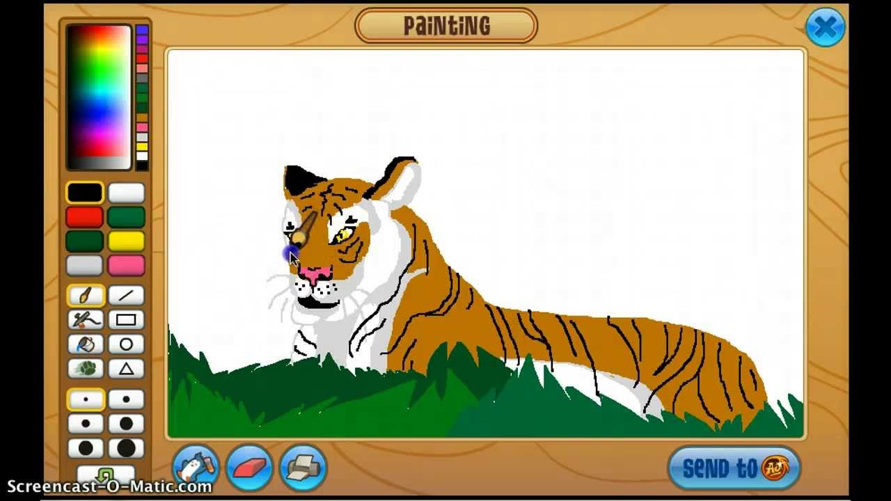 1280x720 animal jam drawing! - Animal Jam Drawings