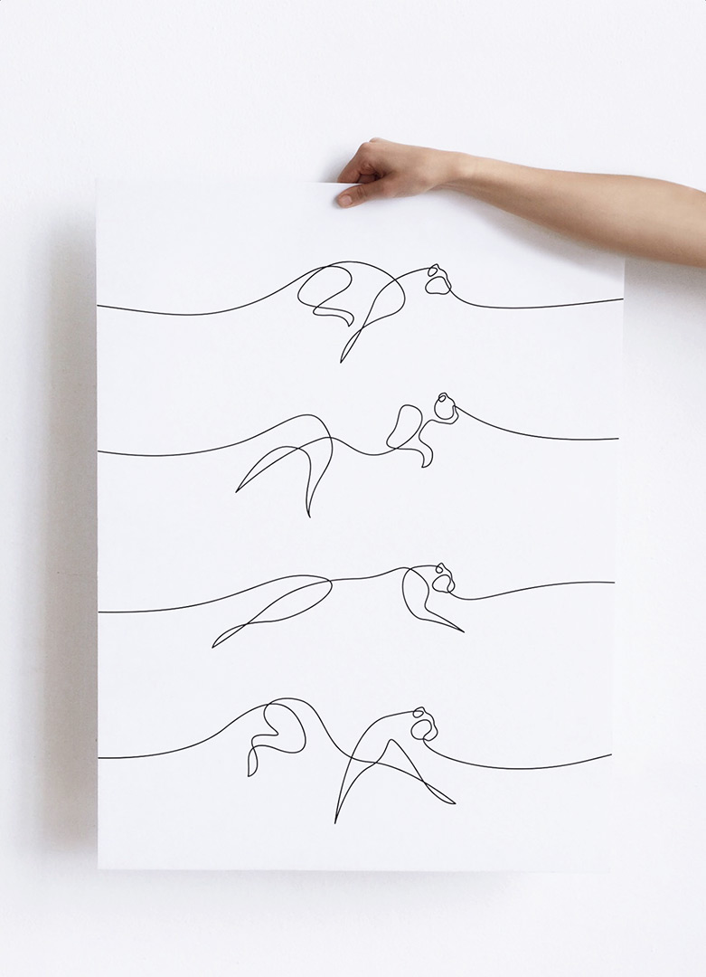 781x1080 Dft - Animal Line Drawings