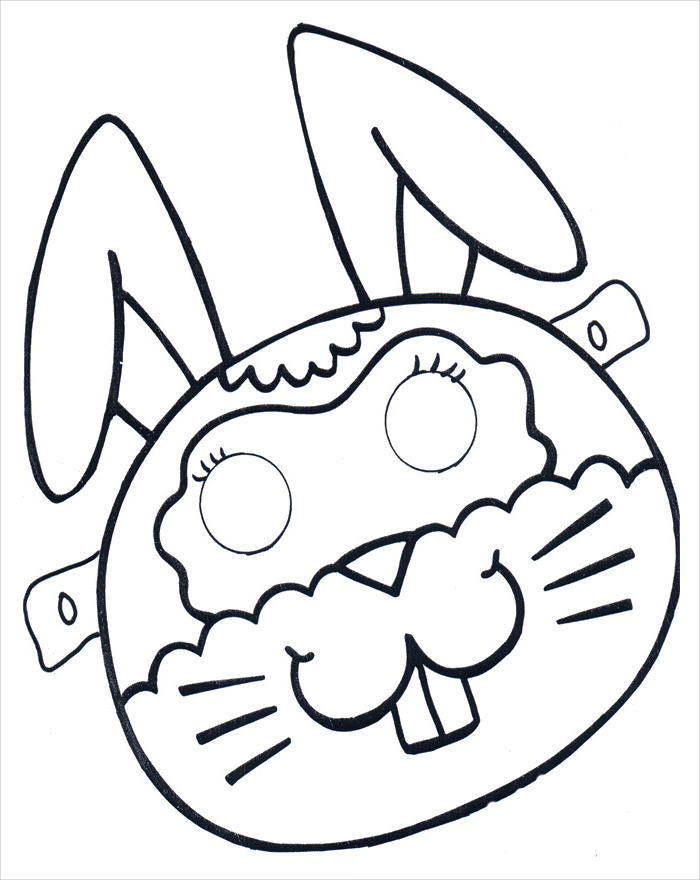 700x880 Animal Mask Template - Animal Mask Drawing