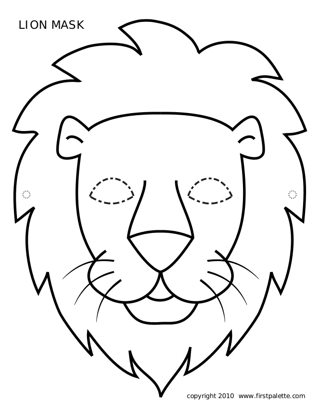 638x826 Animal Masks - Animal Mask Drawing