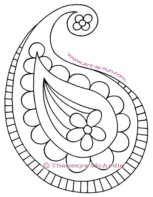 500x645 Pictures Drawing Patterns Designs For Kids - Animal Patterns Drawing