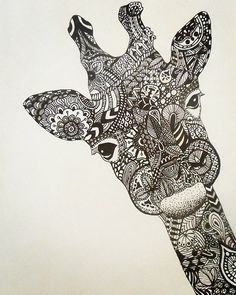 236x295 Sharpie Animal Drawings - Animal Patterns Drawing