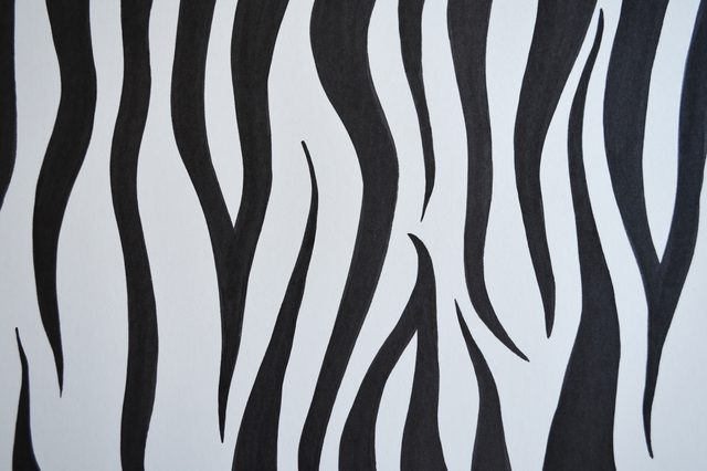 640x426 Zebra Print Drawing - Animal Print Drawing