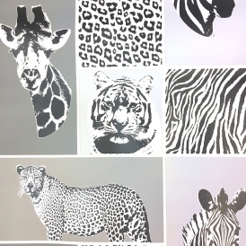 274x274 Animal Print Wallpaper From I Love - Animal Print Drawing