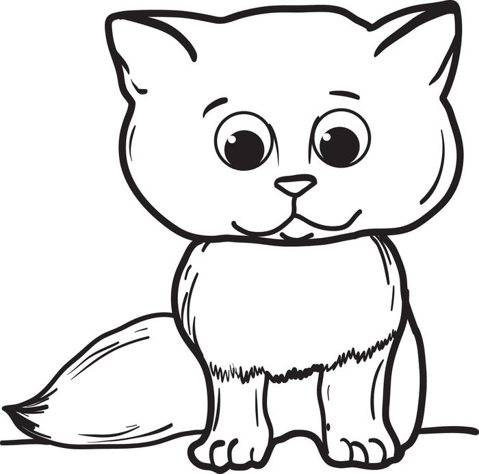 700x693 Gallery Cartoon Cats Pictures - Animated Cat Drawings