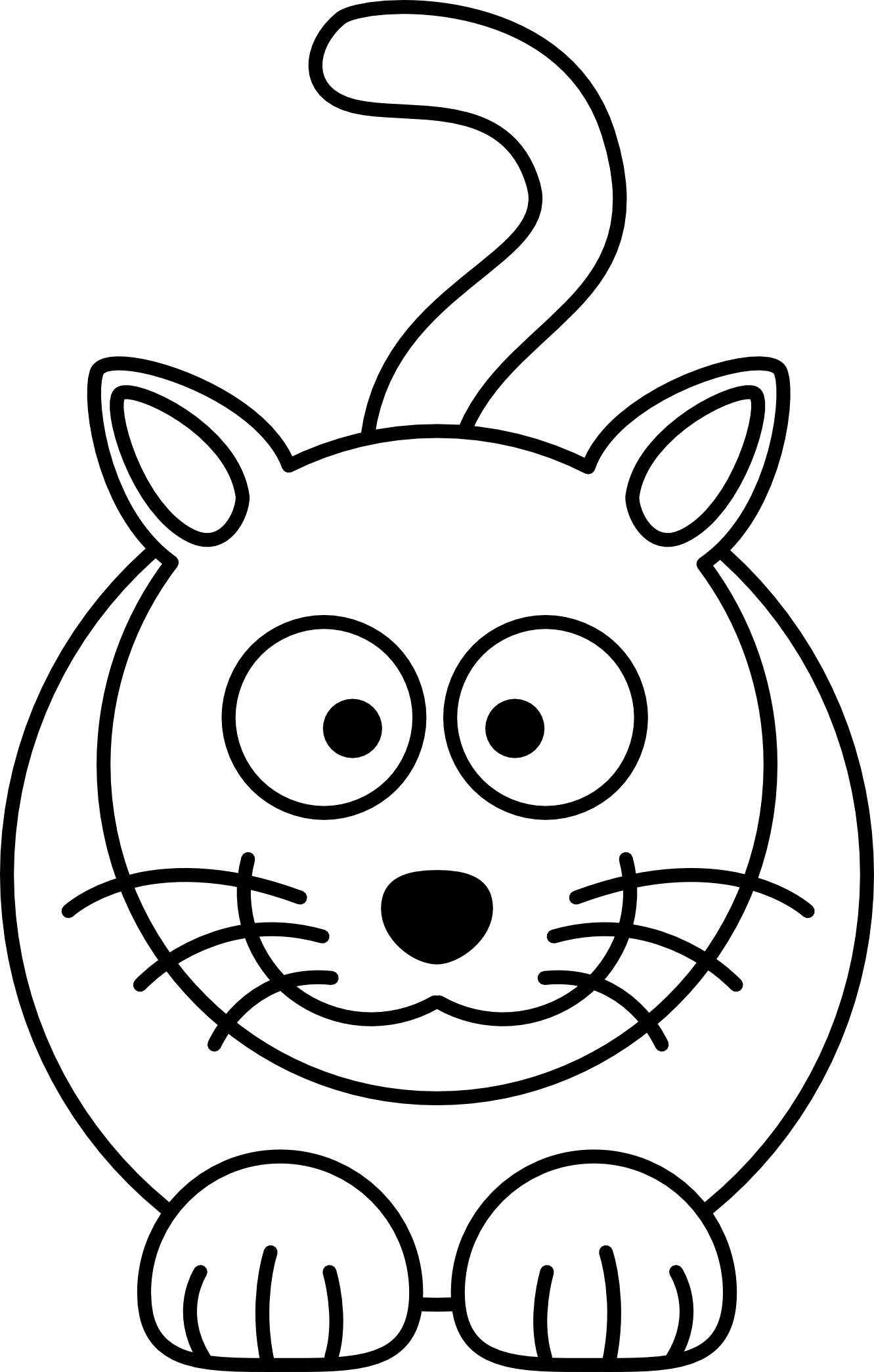 1331x2088 animated cat stock - Animated Cat Drawings
