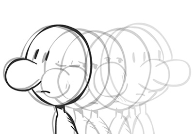 400x277 animation for beginners how to animate a head turn - Animation Drawing