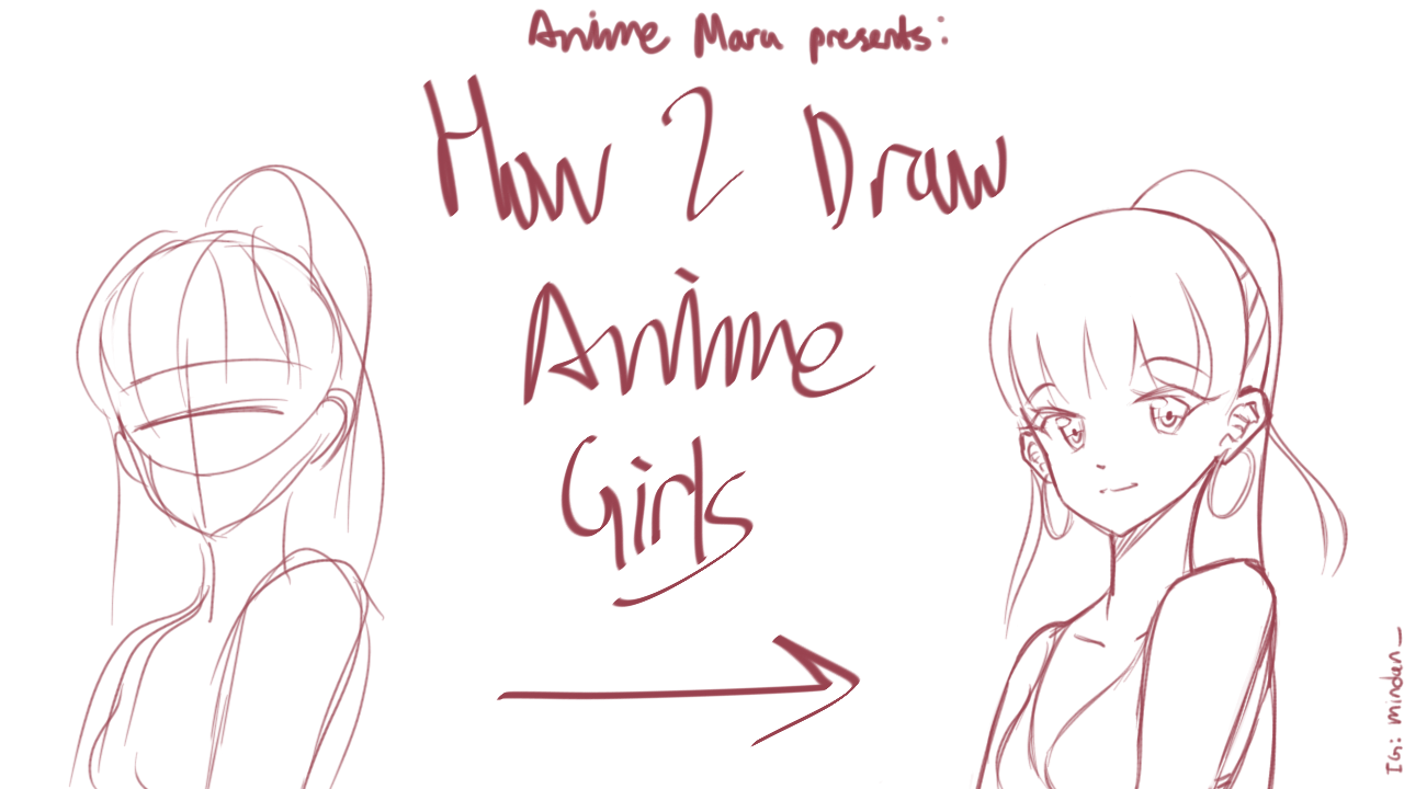 1280x720 anime maru's guide to drawing anime girls anime maru - Anime About Drawing