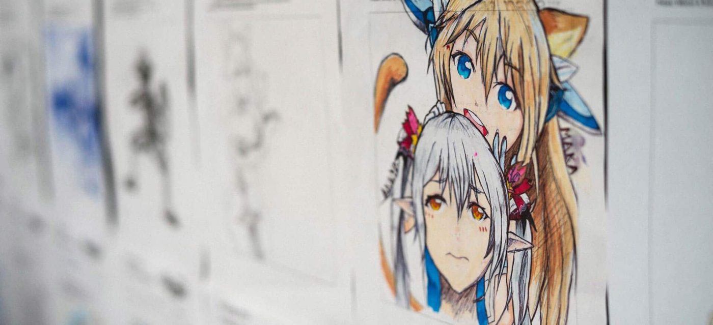 1400x639 Animaga Expo - Anime About Drawing