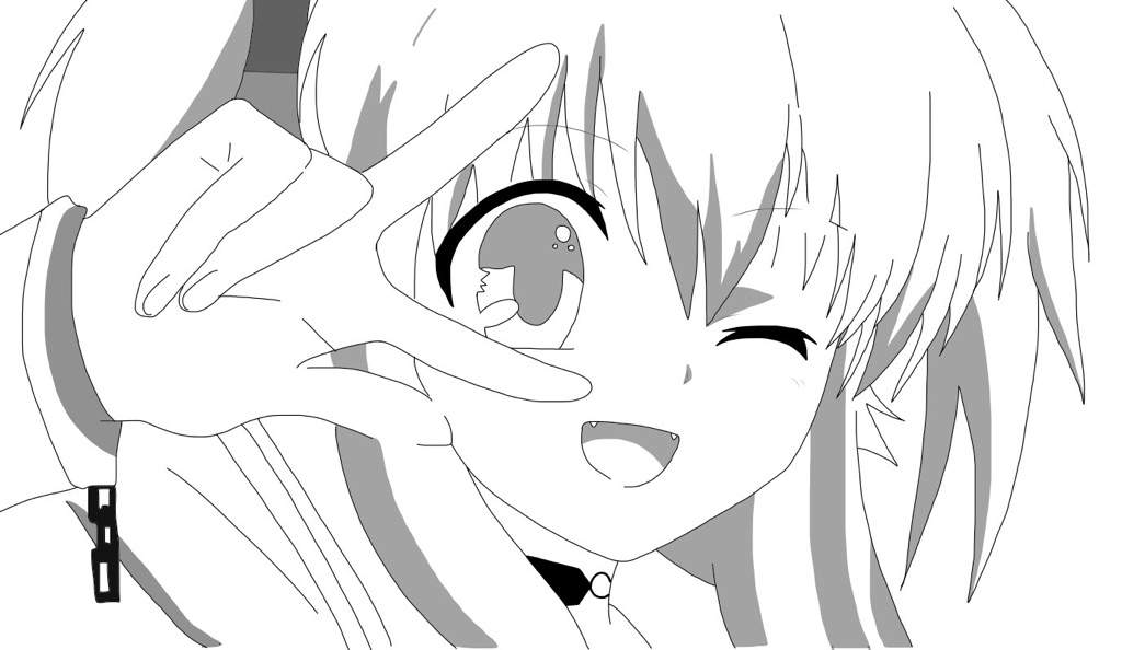 1024x594 how to draw yui from angel beats anime amino - Anime Angel Drawing