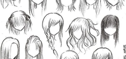 520x245 Drawing Reference - Anime Art Drawings