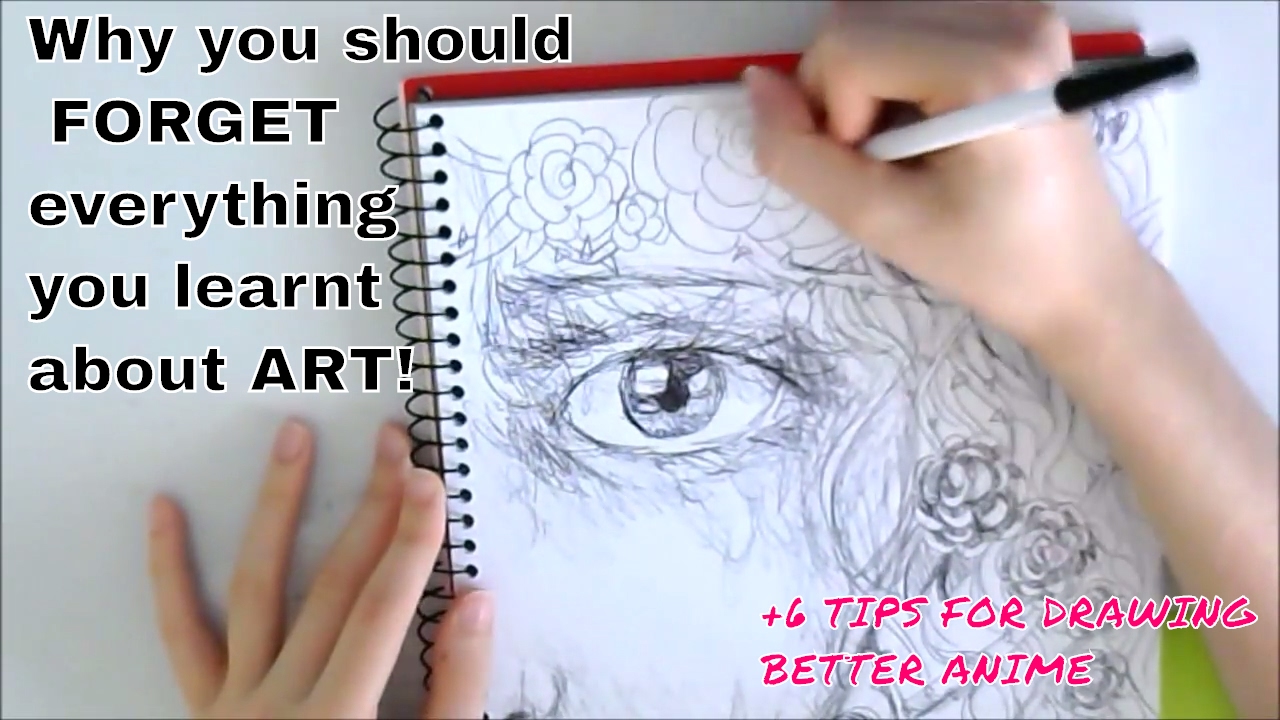1280x720 How To Draw Better Anime Artwork Right Now! - Anime Art Drawings