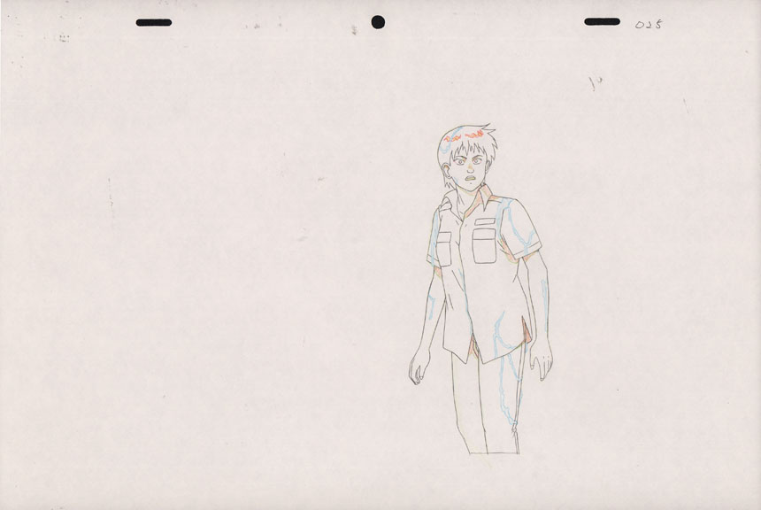 860x576 Akira Anime Douga Animation Art Drawing For Cel Kei In Sewer - Anime Art Drawings