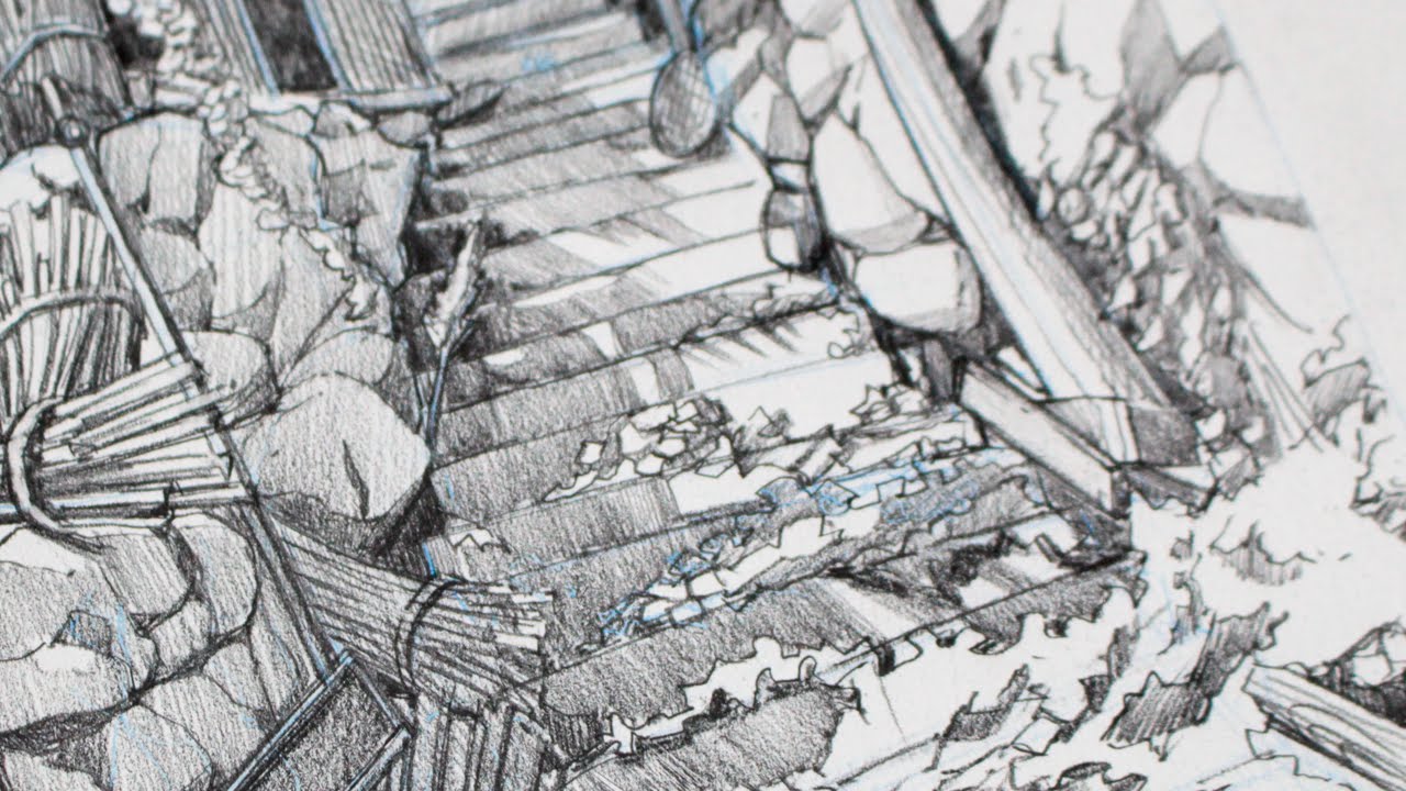 1280x720 How To Draw - Anime Background Drawing