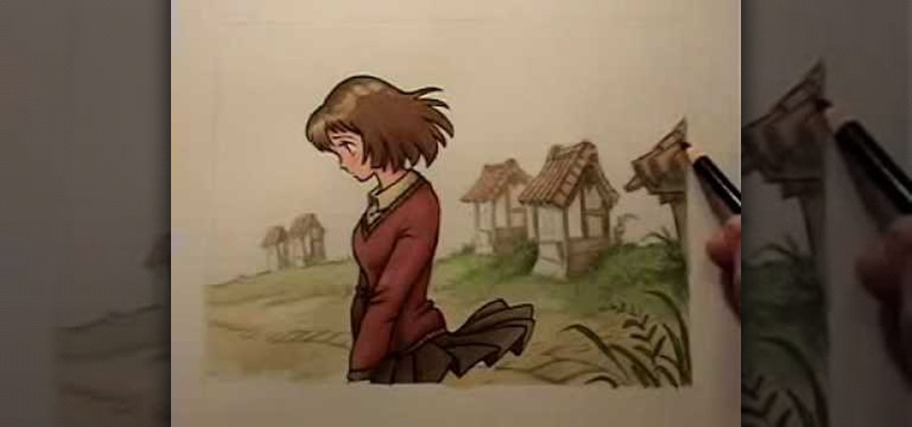 1280x600 how to draw animemanga backgrounds drawing illustration - Anime Background Drawing