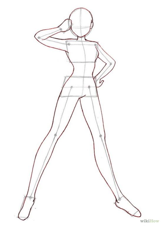 550x764 Anime Step - Anime Body Drawing
