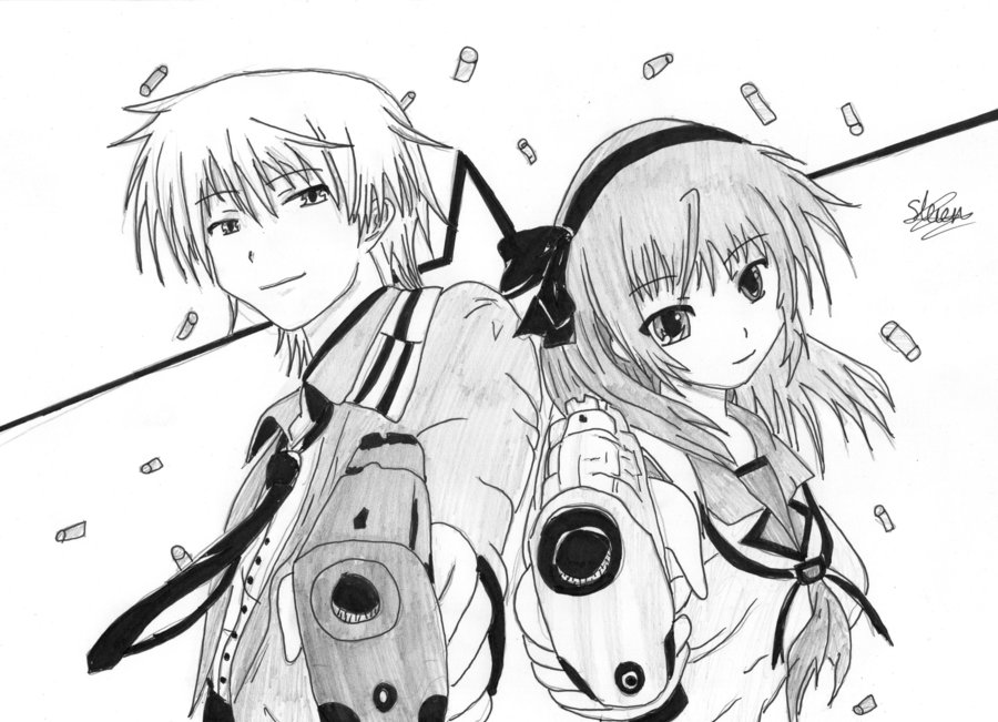 Love Anime Girl And Boy Drawing