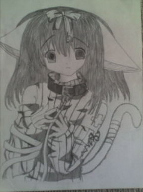 289x386 bbc - Anime Cat Girl Drawing