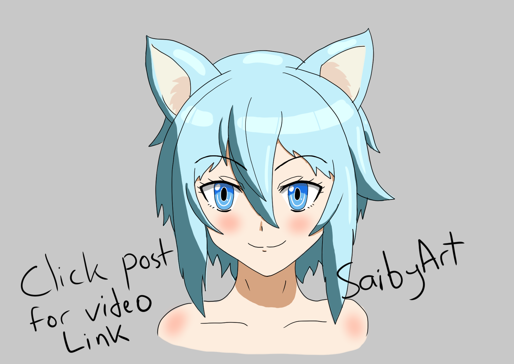 1748x1240 Draw Anime Cat Girl - Anime Cat Girl Drawing