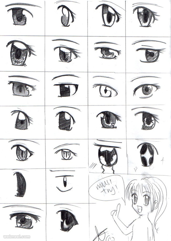 600x845 How To Draw Anime Characters Step - Anime Characters Drawing
