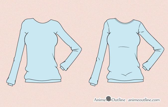 675x429 how to draw anime clothes - Anime Clothes Drawing