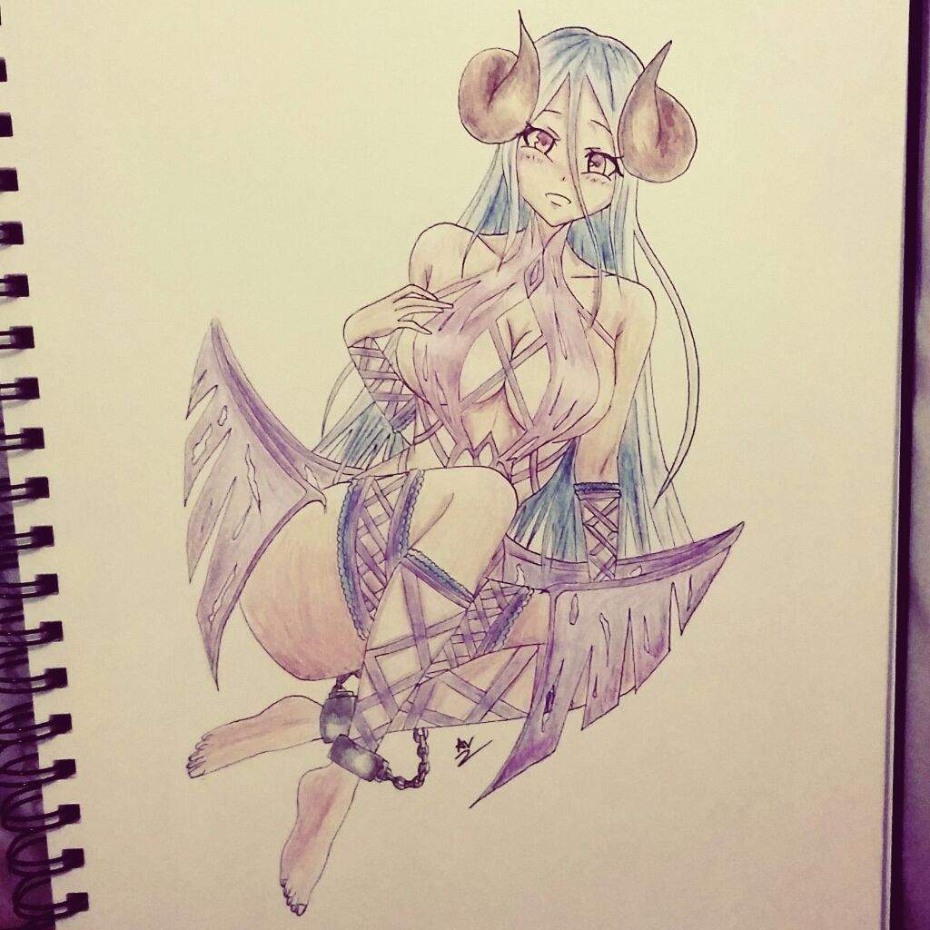 1024x1024 demon angel oc art anime amino - Anime Demon Drawing