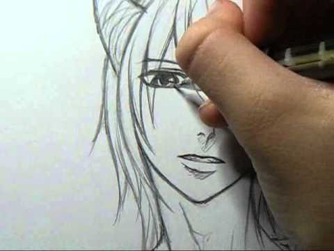 480x360 Drawing Sketch - Anime Demon Drawing