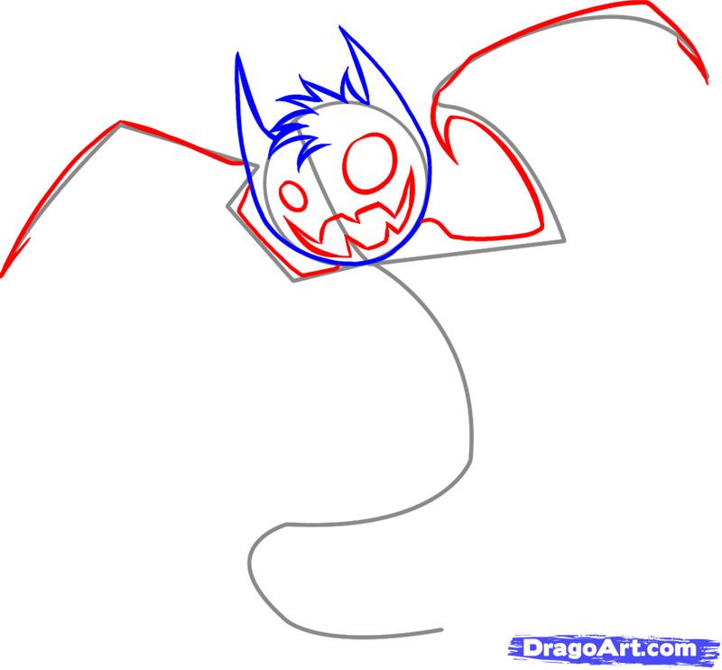 800x742 how to draw an anime demon, step - Anime Demon Drawing