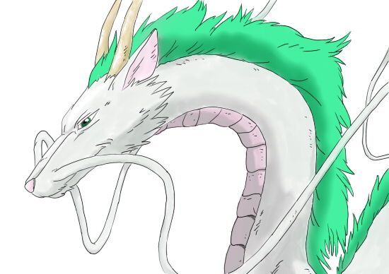 550x388 Spirited Away Haku Dragon Drawing Anime Amino - Anime Dragon Drawing