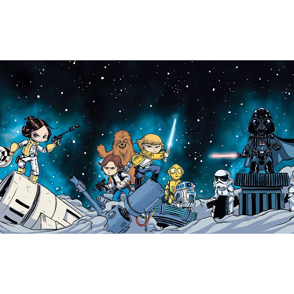 1000x1000 Star City Wars Game Playmat, Cute Anime Drawing Playmat,board - Anime Drawing Games