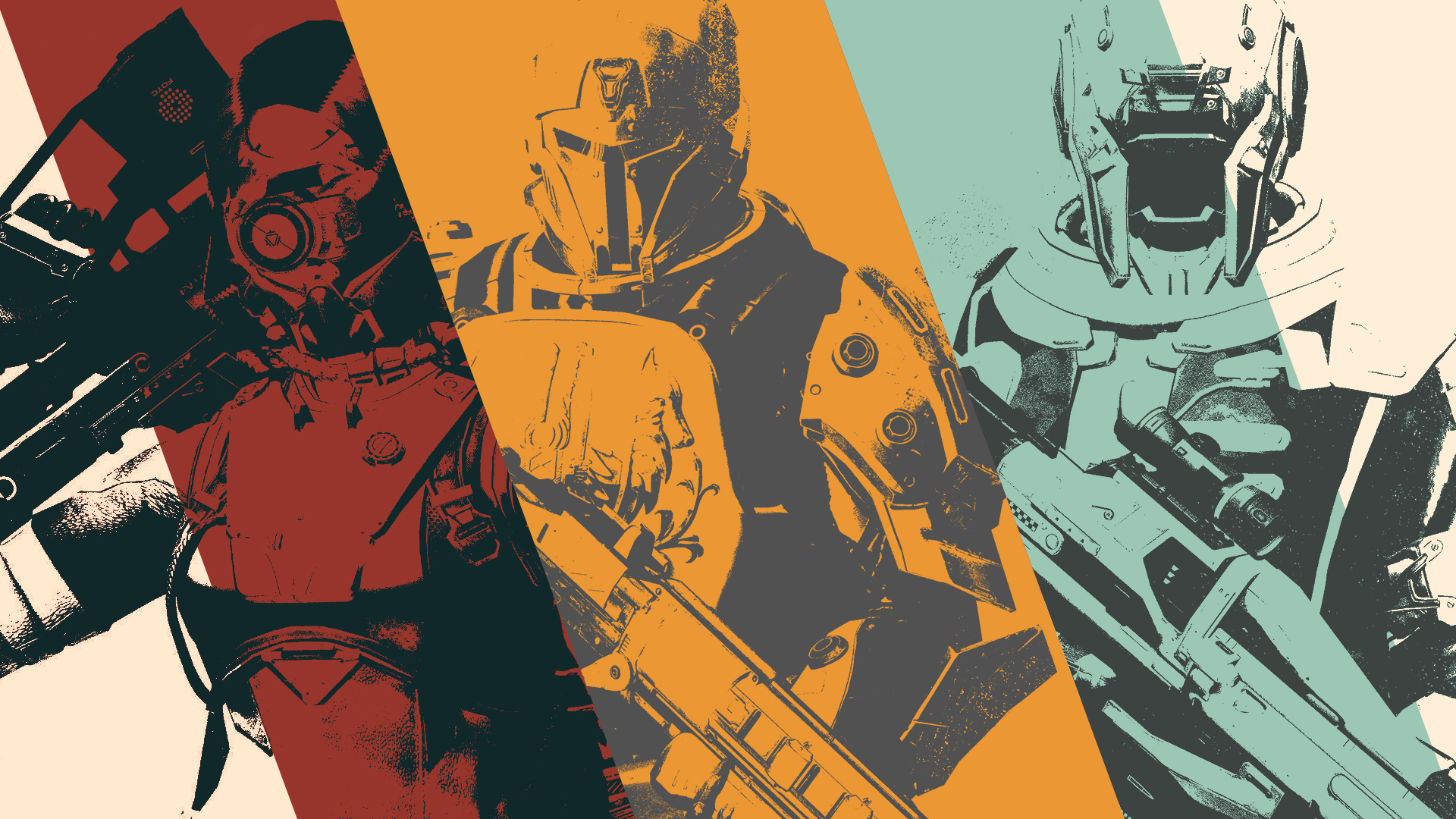 1920x1080 Wallpaper Drawing, Illustration, Video Games, Anime, Destiny - Anime Drawing Games