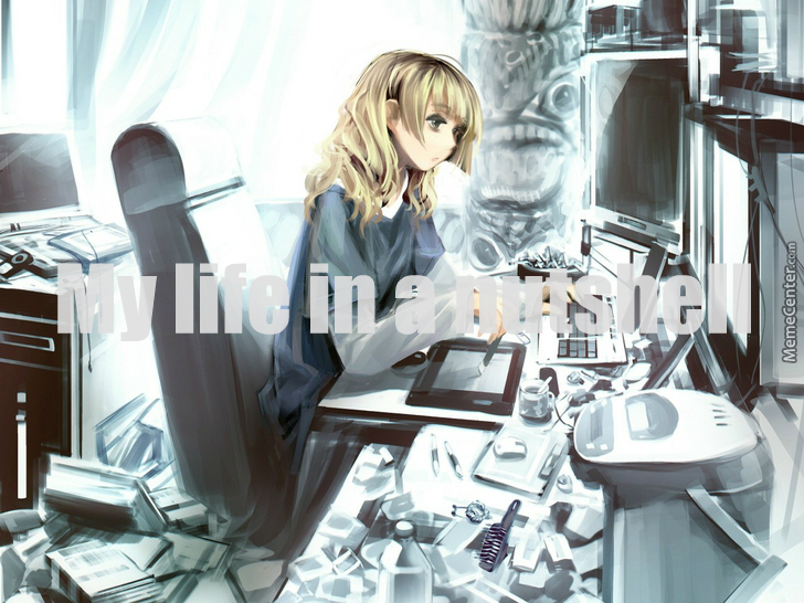 728x546 Watching Anime, Drawing, Playing Games, Memecetner And Reading - Anime Drawing Games