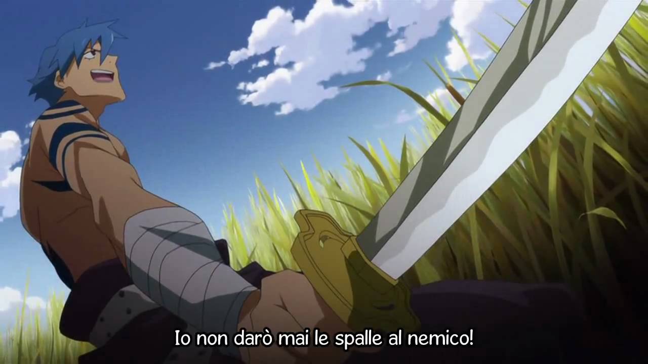 1280x720 Kamina Sword - Anime Drawing Gif