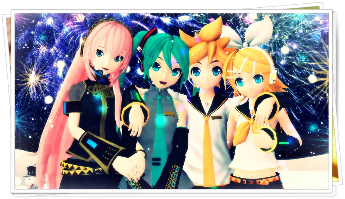 1176x679 Merry Christmas Gif Miku Printable Coloring - Anime Drawing Gif