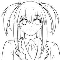 200x200 Creating A Vector Anime Character In Adobe Photoshop - Anime Drawing Templates