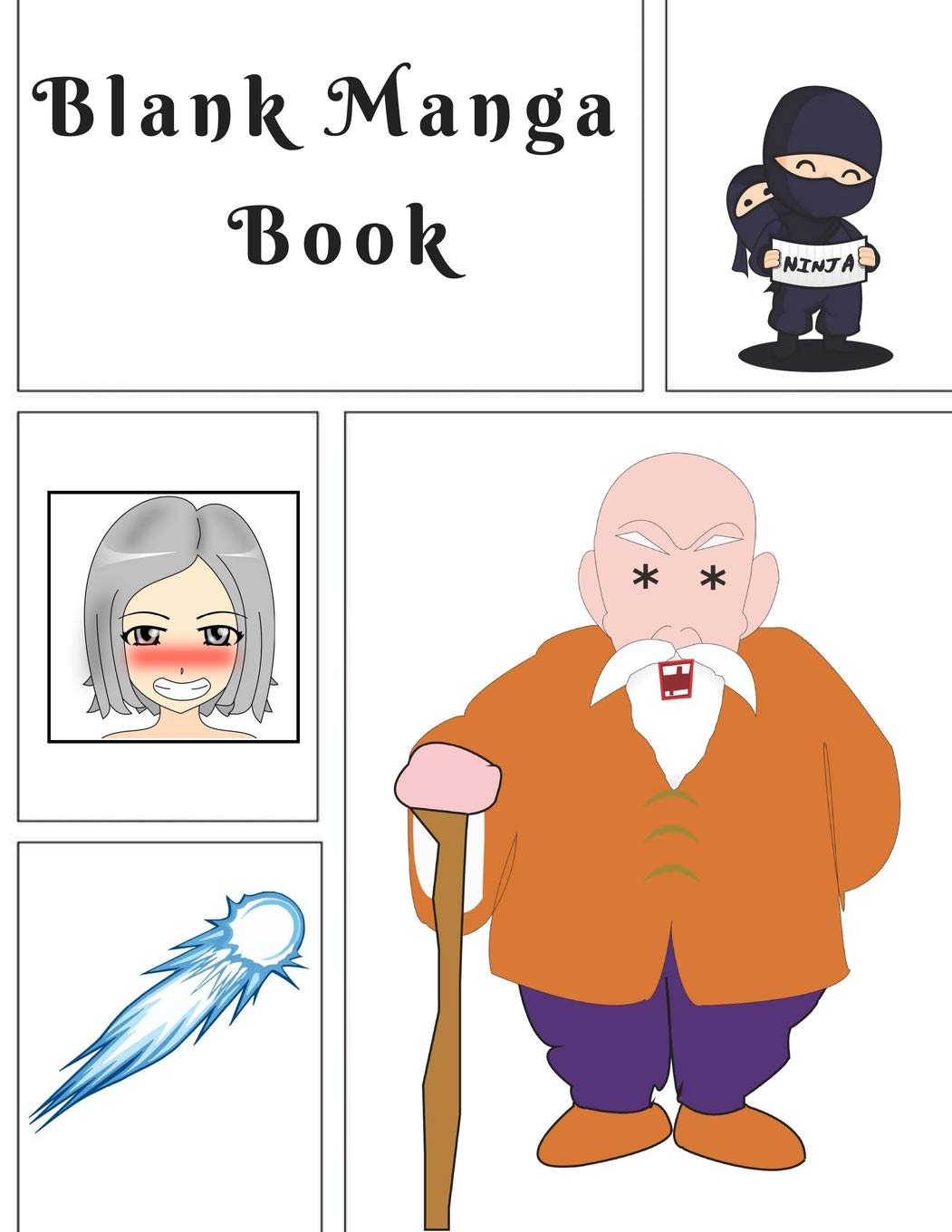 1051x1360 Blank Manga Book For Anime Manga Drawing - Anime Drawing Templates